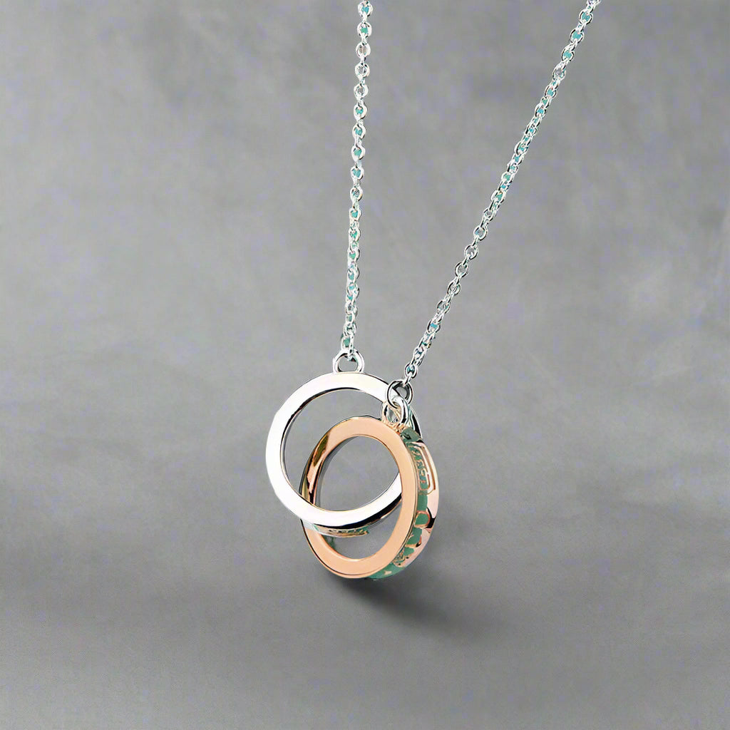 18K Celestial T 1837 Interlocking Circles Pendant Necklace