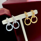 18K Celestial Love Diamond Earrings