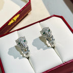 18K Celestial Panth̬re De Diamond Earrings