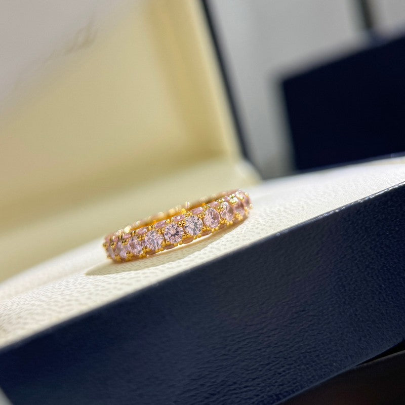 18K Celestial T Pink Crystal Ring