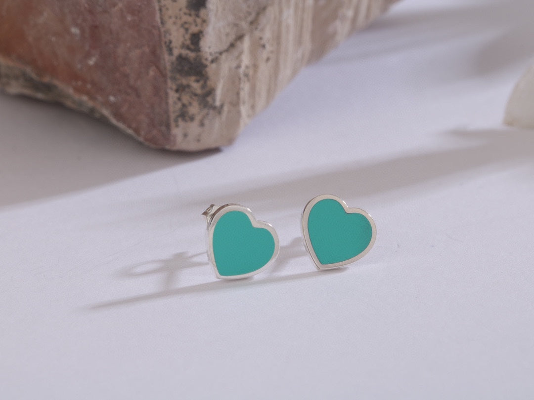 18K Celestial Return to T Heart Earrings