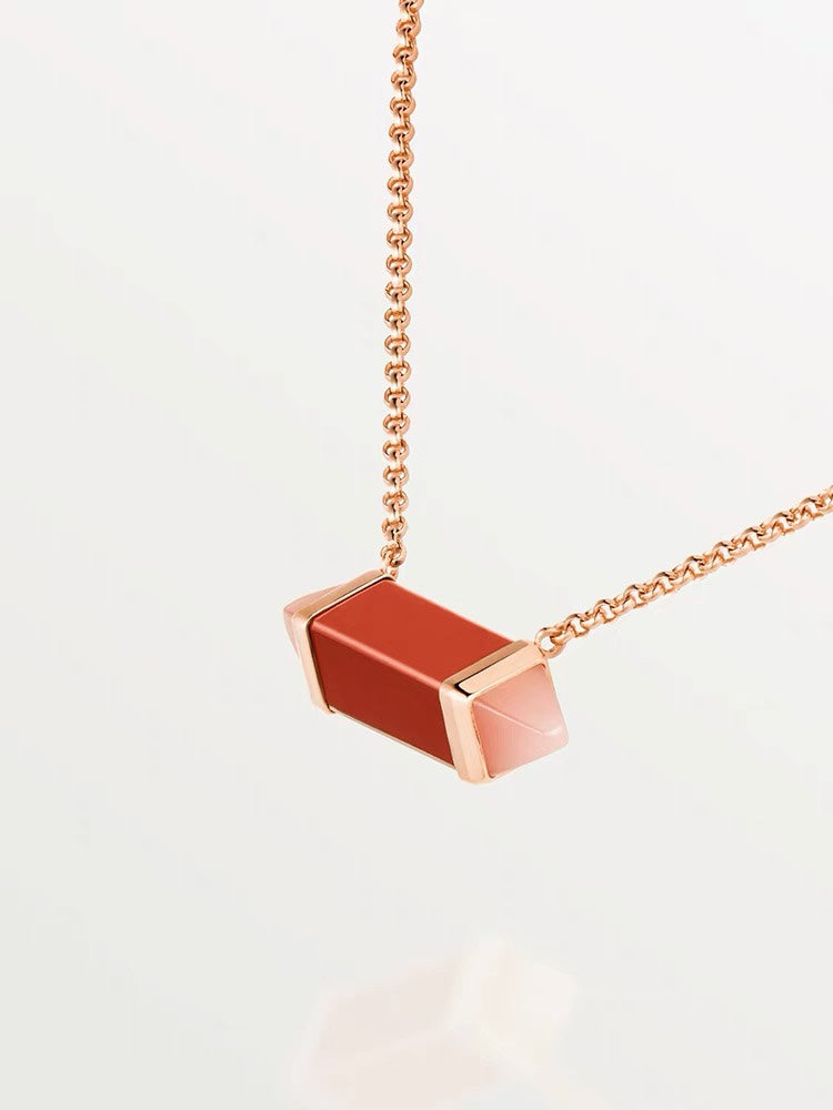 18K Celestial Les Berlingots De Pink Necklace