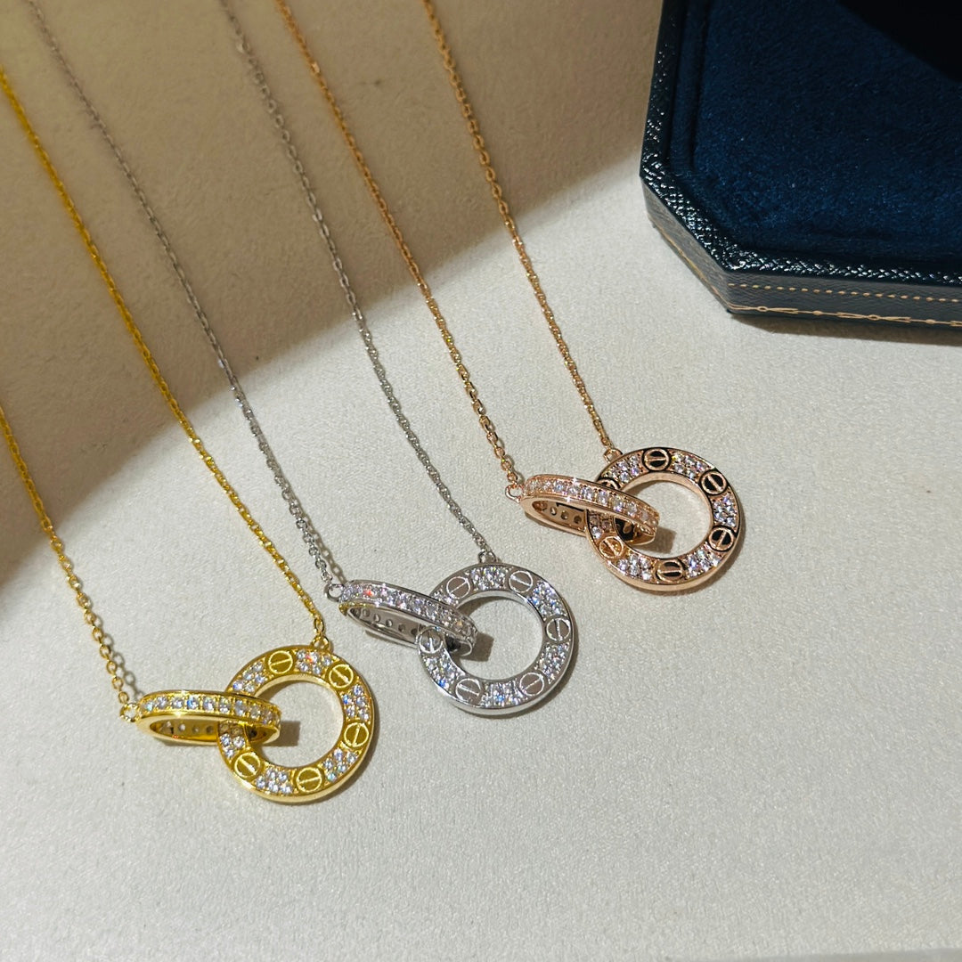 18K Celestial Love Diamonds Necklace