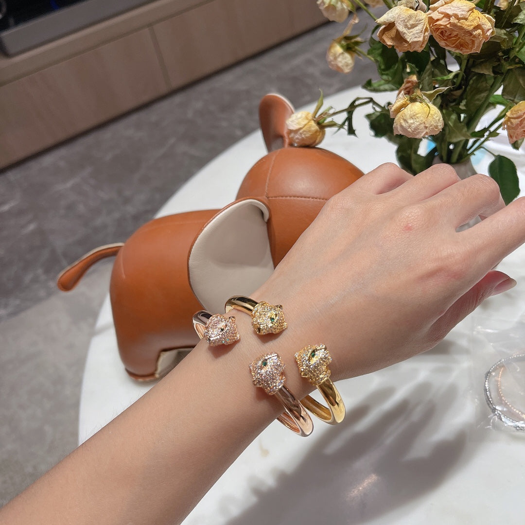 18K Celestial Panth̬re De Bracelet