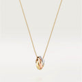 18K Celestial Trinity Cushion Necklace