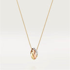 18K Celestial Trinity Cushion Necklace