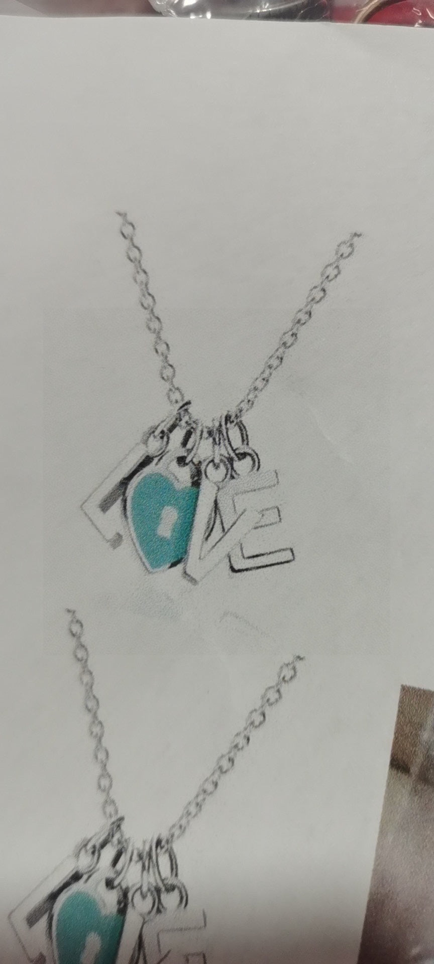 18K Celestial T Love Chain Necklace