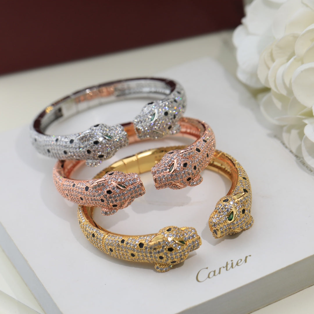 18K Celestial Panth̬re De Diamond Bracelet