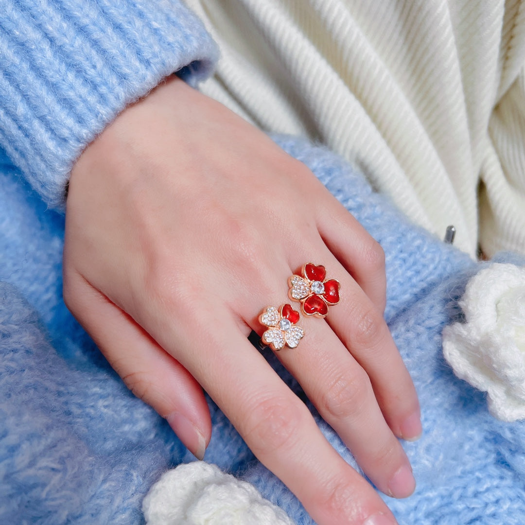 18K Celestial Cosmos Between the Finger Diamond Ring