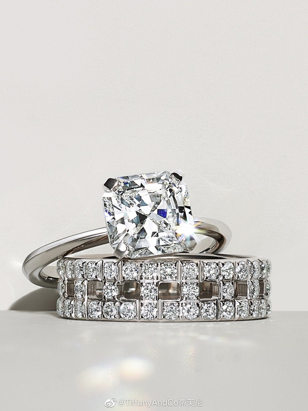 18K Celestial T True Engagement Ring