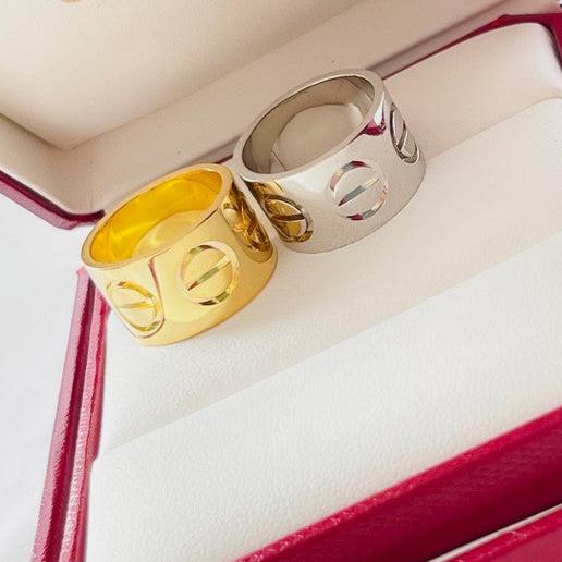 18K Celestial Love 11mm Ring