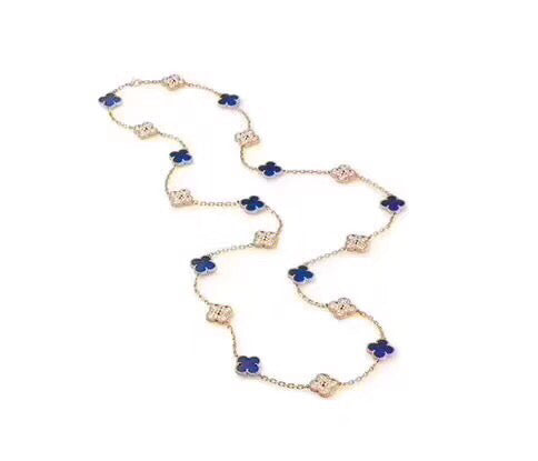 18K Celestial Vintage Alhambra 20 Motifs Long Necklace