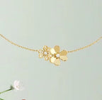 18K Celestial Frivole Clover Clover Necklace