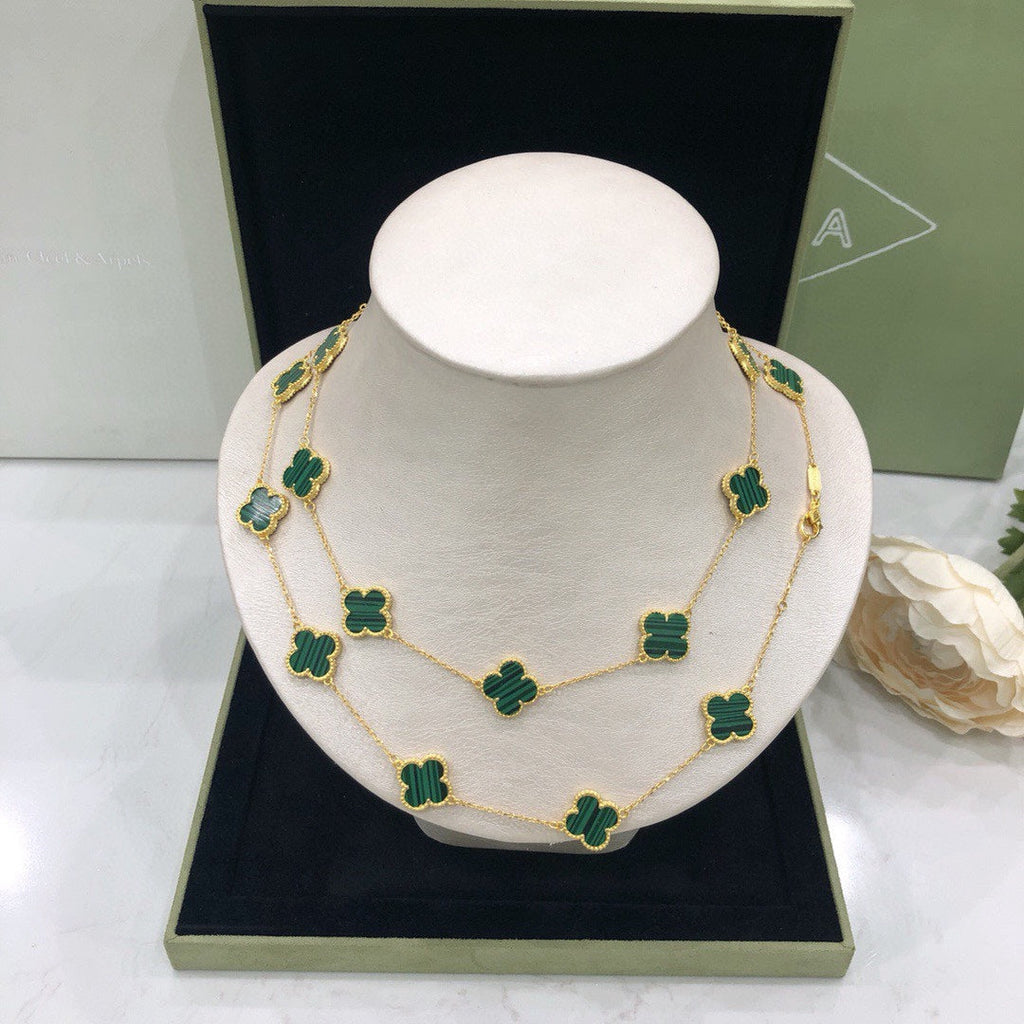 18K Celestial Vintage Alhambra 20 Motifs Long Necklace