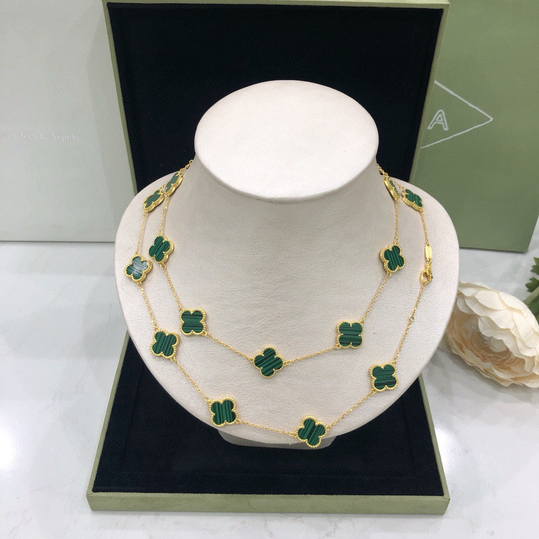 18K Celestial Vintage Alhambra 20 Motifs Long Necklace