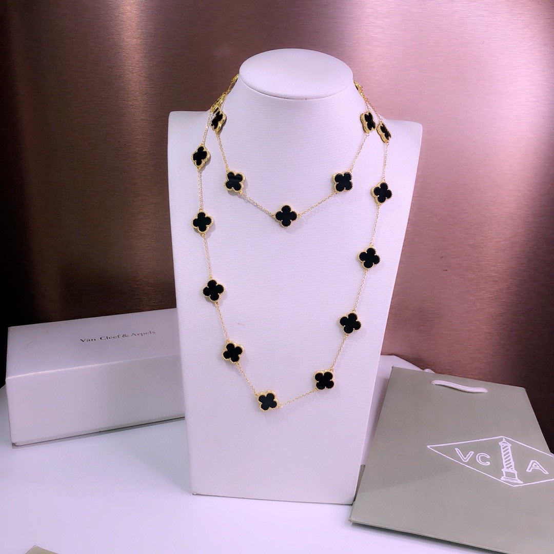 18K Celestial Vintage Alhambra 20 Motifs Long Necklace
