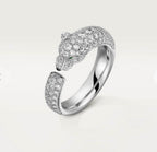18K Panth̬re De Diamond Ring