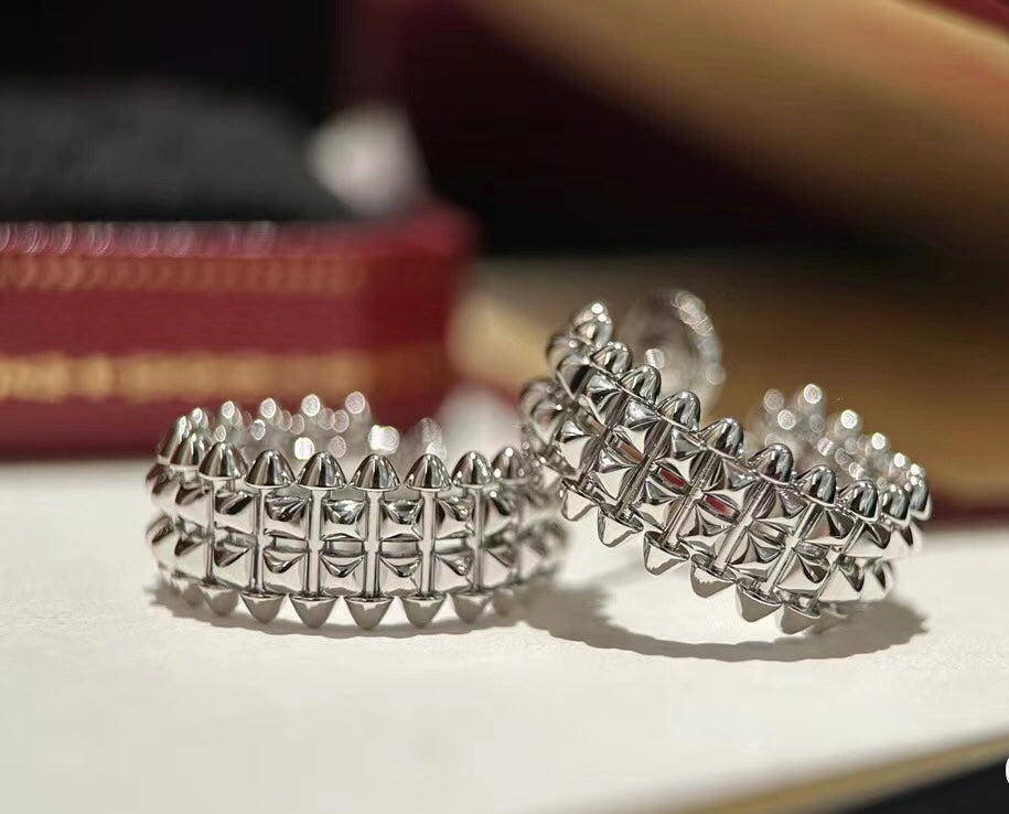 18K Celestial Clash De Earrings