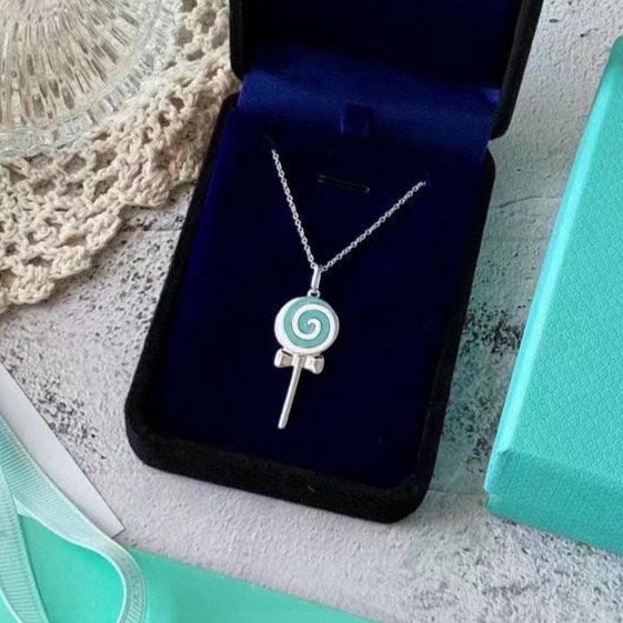 18K Celestial T Lollipop Charm Chain Necklace