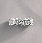 18K Celestial T Schlumberger Eighteen Stone Ring