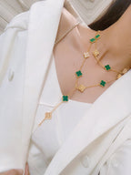 18K Celestial Vintage Alhambra 20 Motifs Long Clover Necklace