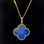 18K Celestial Magic Alhambra Agate Clover Necklace