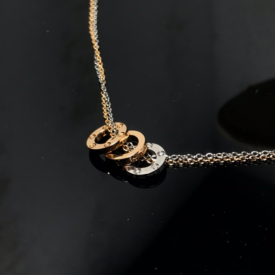 18K Celestial Love 6 Diamonds Necklace