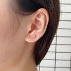 18K Celestial T Smile Diamonds Earrings