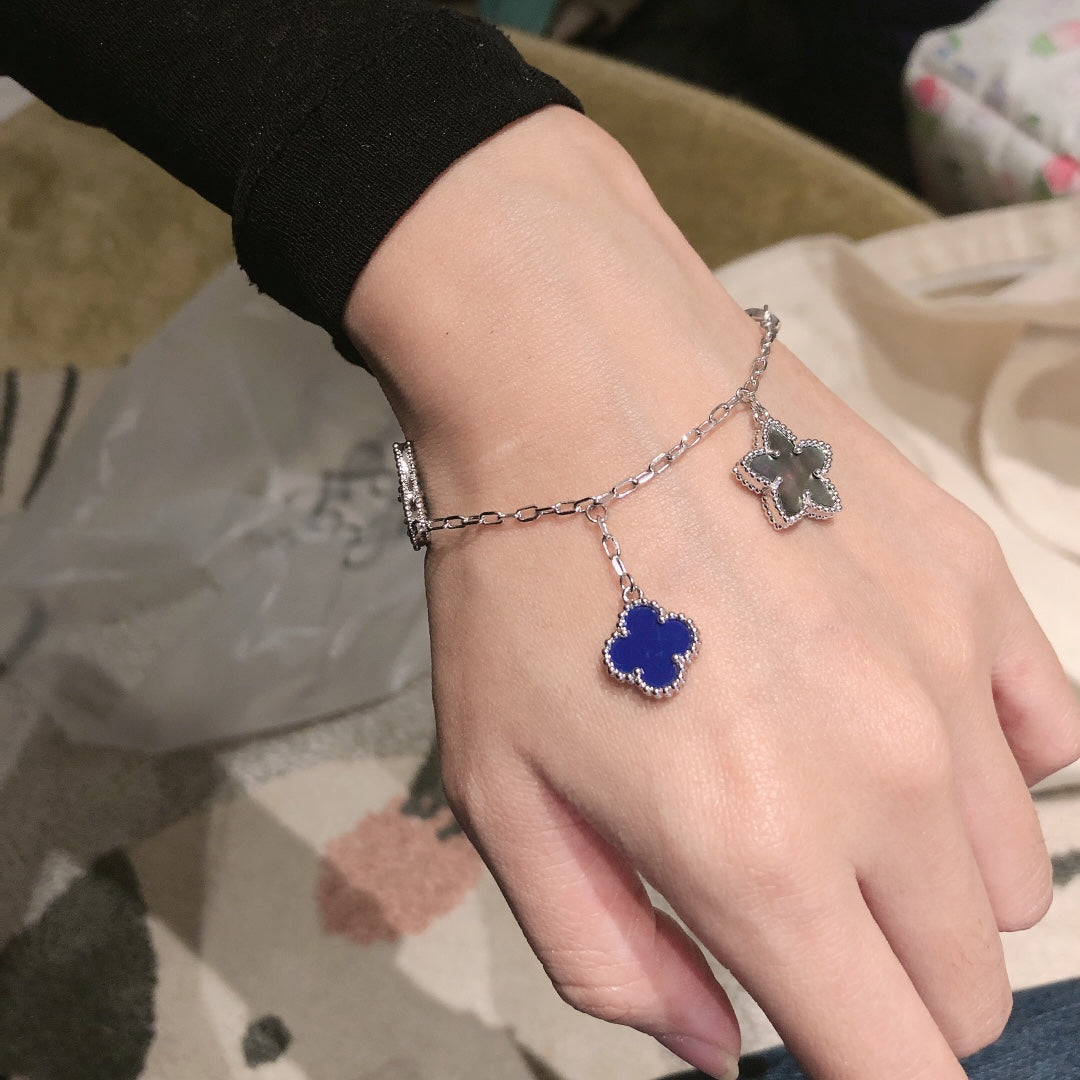 18K Celestial Sweet Alhambra Four Motifs Bracelet