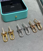 18K Celestial T HardWear Large Link Diamonds Earrings