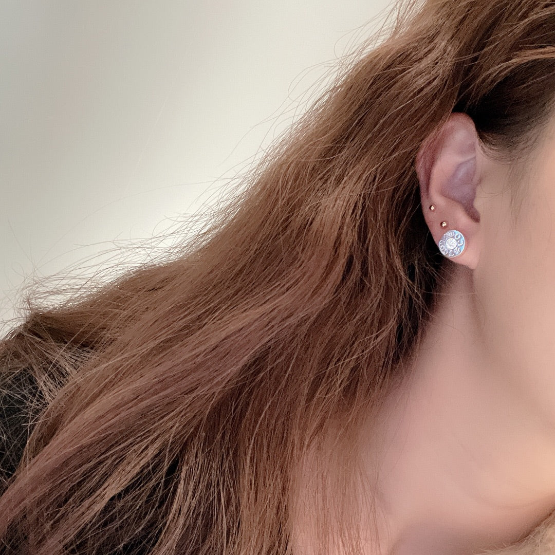 18K Celestial T 1837 Diamond Earrings