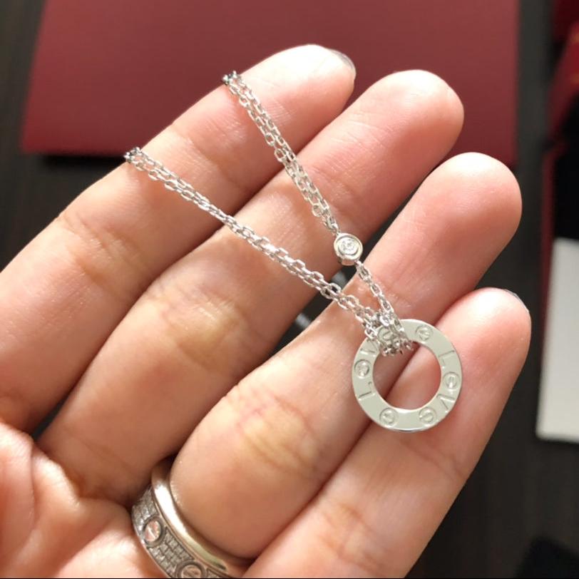 18K Celestial Love Diamond Necklace