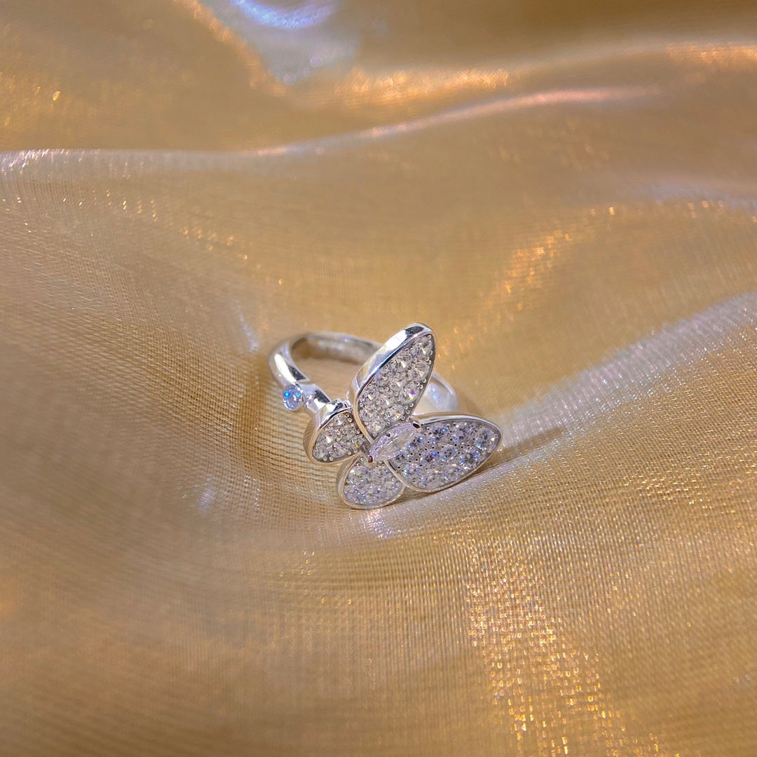18K Celestial Two Butterfly Ring