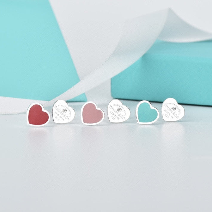 18K Celestial Return to T Heart Earrings