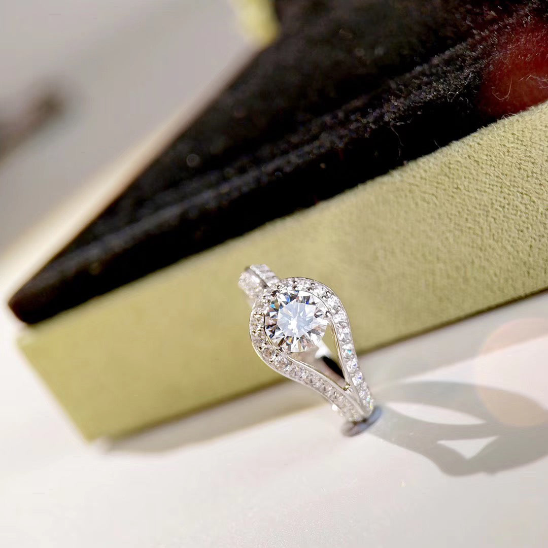 18K Celestial Couture Solitaire Ring