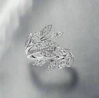 18K Celestial T Victoria Diamond Vine Bypass Ring