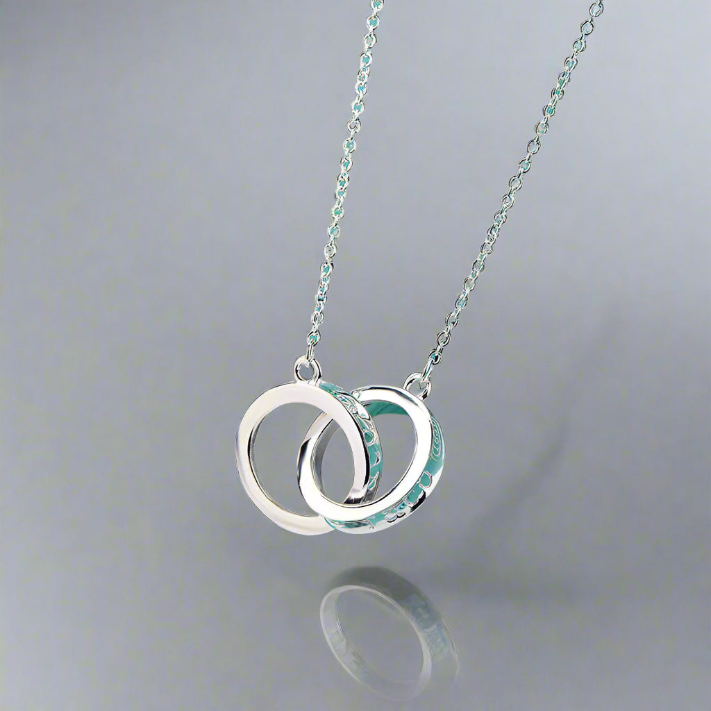 18K Celestial T 1837 Interlocking Circles Pendant Necklace