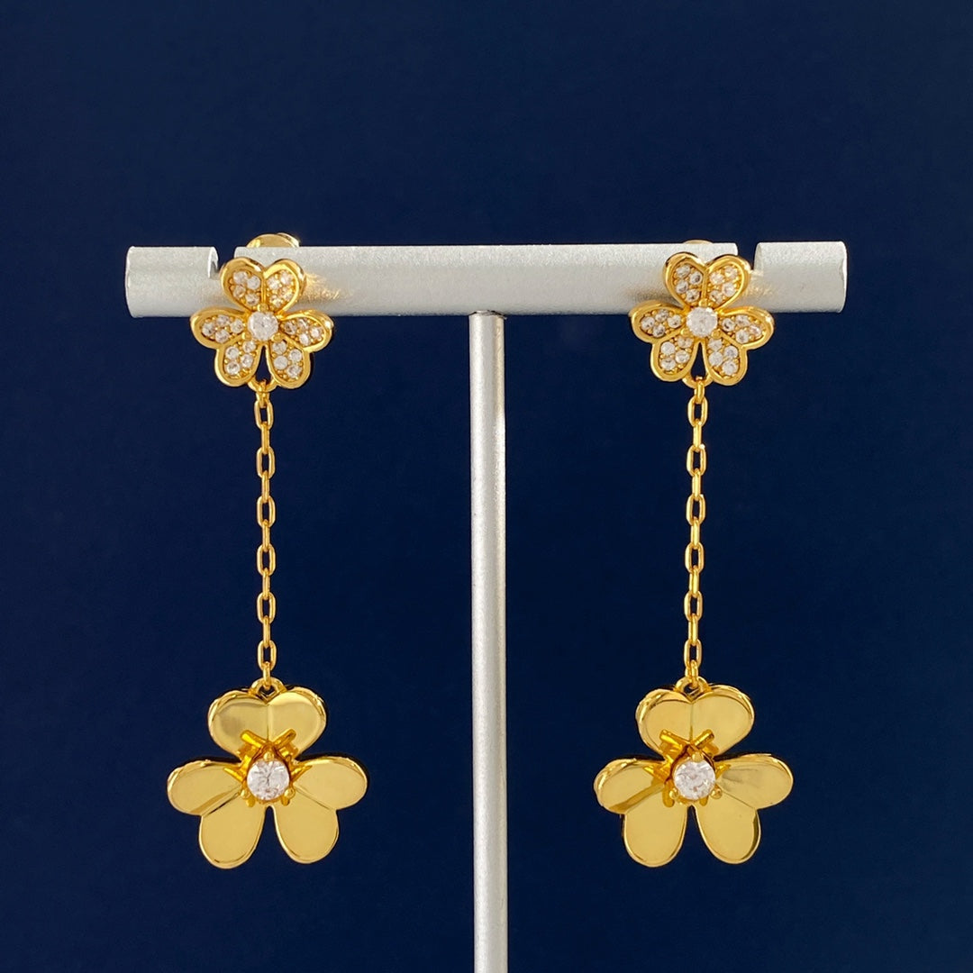 18K Celestial Frivole Pendant Earrings