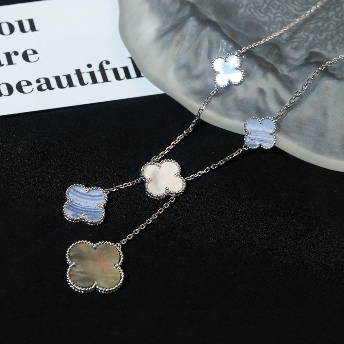18K Celestial Magic Alhambra Six Motifs Necklace