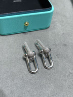 18K Celestial T HardWear Large Link Diamonds Earrings