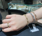 18K Celestial Perl̩e Sweet Clovers Small Bracelet