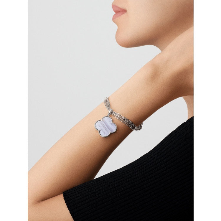 18K Celestial Magic Alhambra Purple Necklace