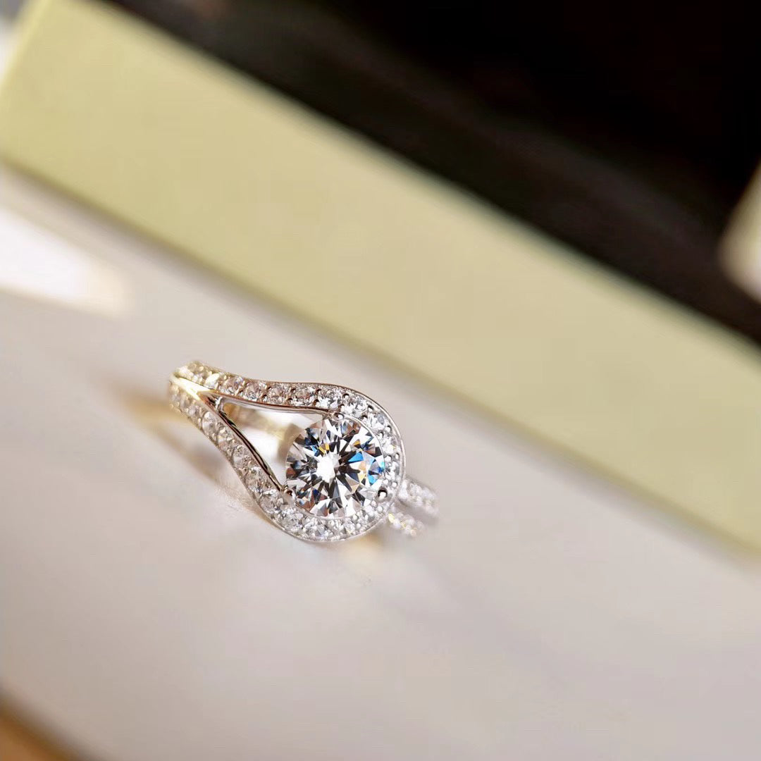 18K Celestial Couture Solitaire Ring