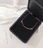 18K Celestial T Medium Diamond Pendant Necklace