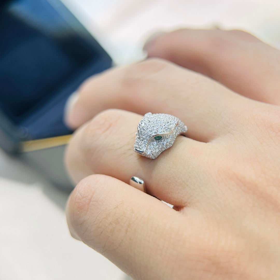 18K Celestial Panth̬re De Ring