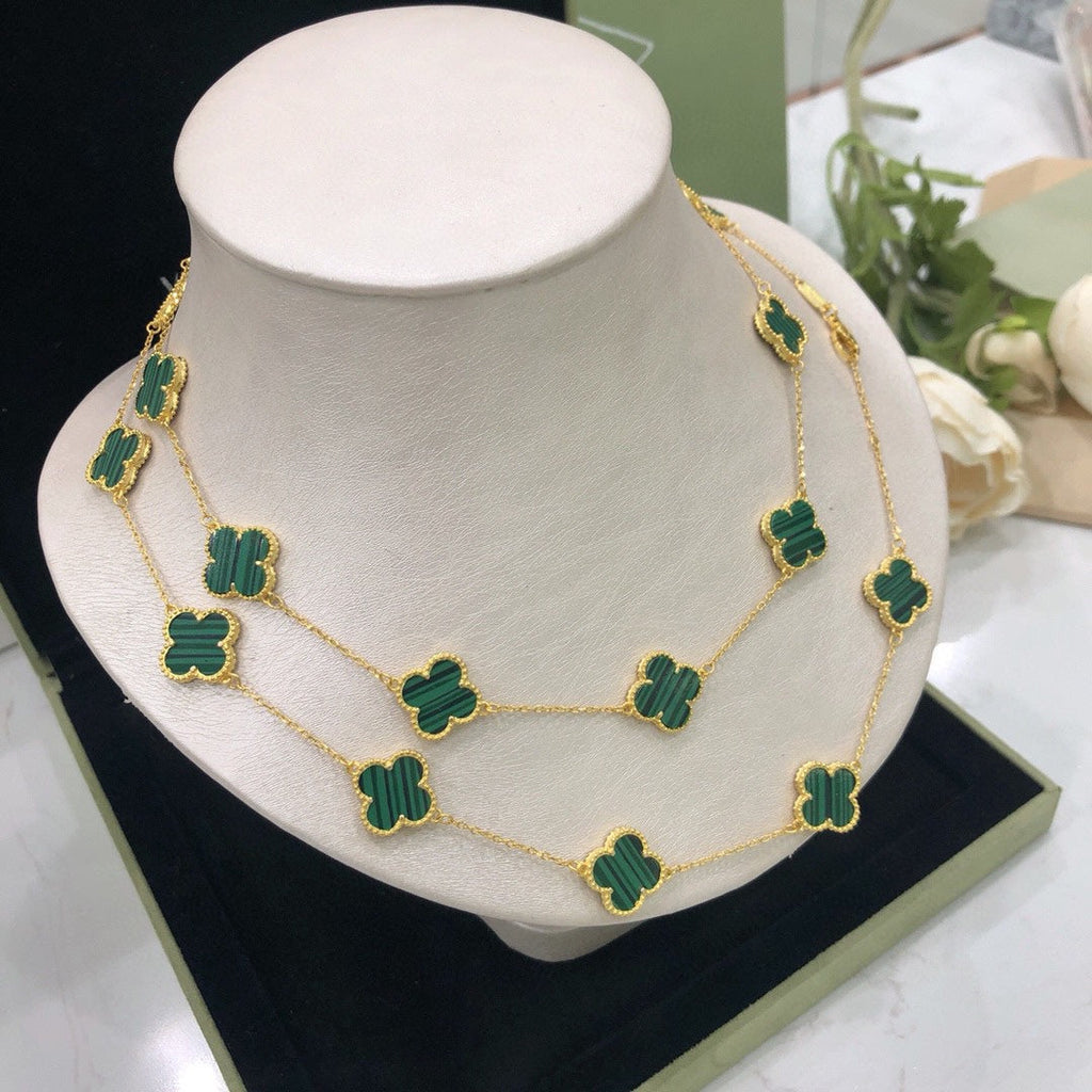 18K Celestial Vintage Alhambra 20 Motifs Long Necklace