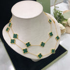 18K Celestial Vintage Alhambra 20 Motifs Long Necklace
