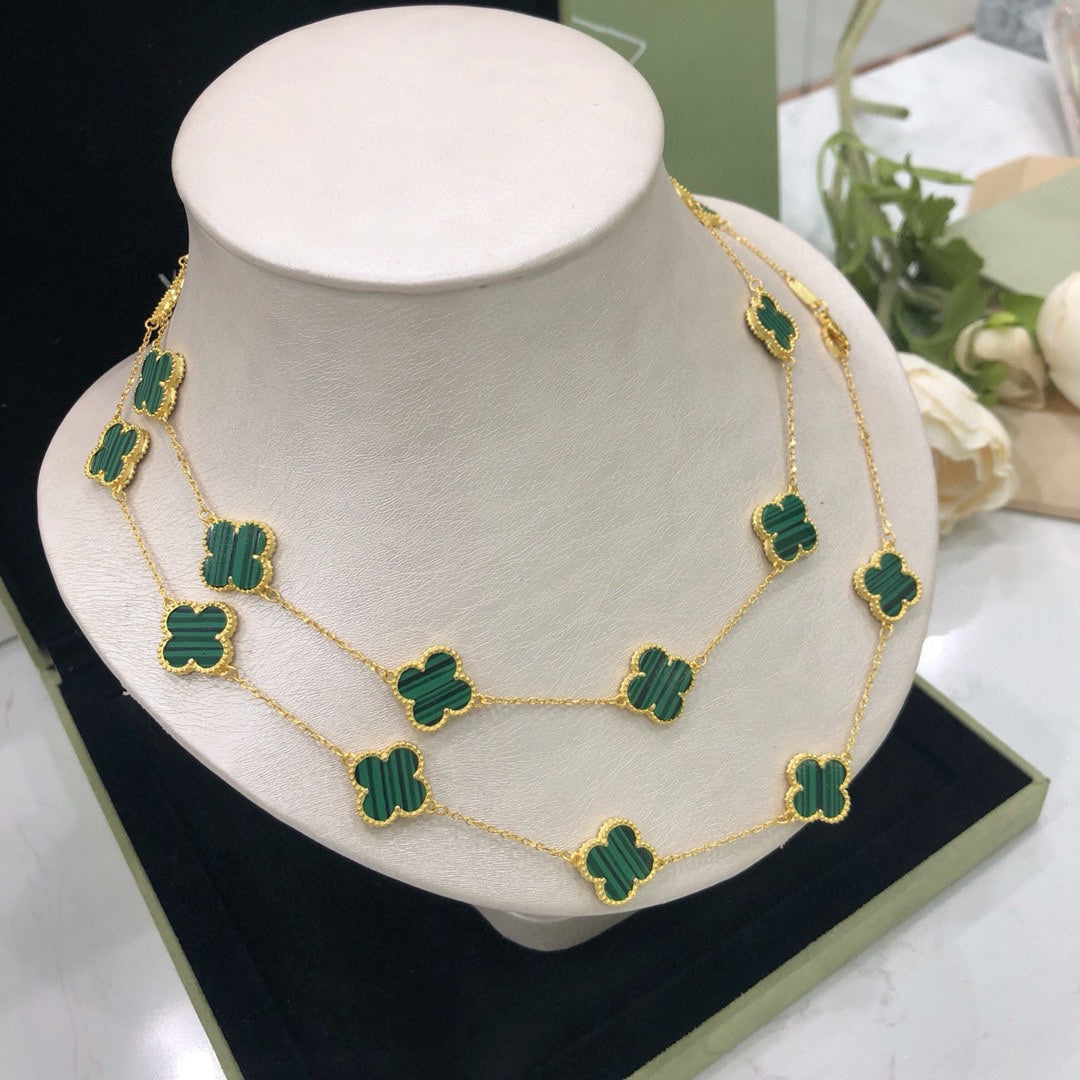 18K Celestial Vintage Alhambra 20 Motifs Long Necklace