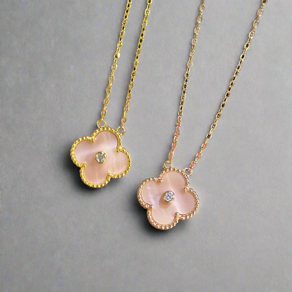 18K Celestial Sweet Alhambra Clover Necklace