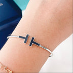 18K Celestial T Black Bracelet